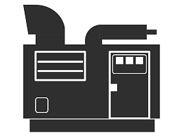 ДЭС (ДГУ) АРГУС АД150-Т400 изготовлены с двигателем 6RT80-176DE в Перми от российского производителя АО «Электроагрегат», в кожухе  Дизель-генераторы АРГУС АД150-Т400 с двигателем 6RT80-176DE в кожухе (под капотом) в Перми от российского производителя