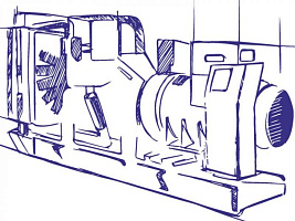 ДЭС (ДГУ) ЭТРО АД 400-Т400  изготовлены с двигателем Doosan P158LD от российского производителя завода «Электроагрегат» Дизель-генераторы ЭТРО в Перми АД400-Т400 с двигателем Doosan P158LD от российского производителя